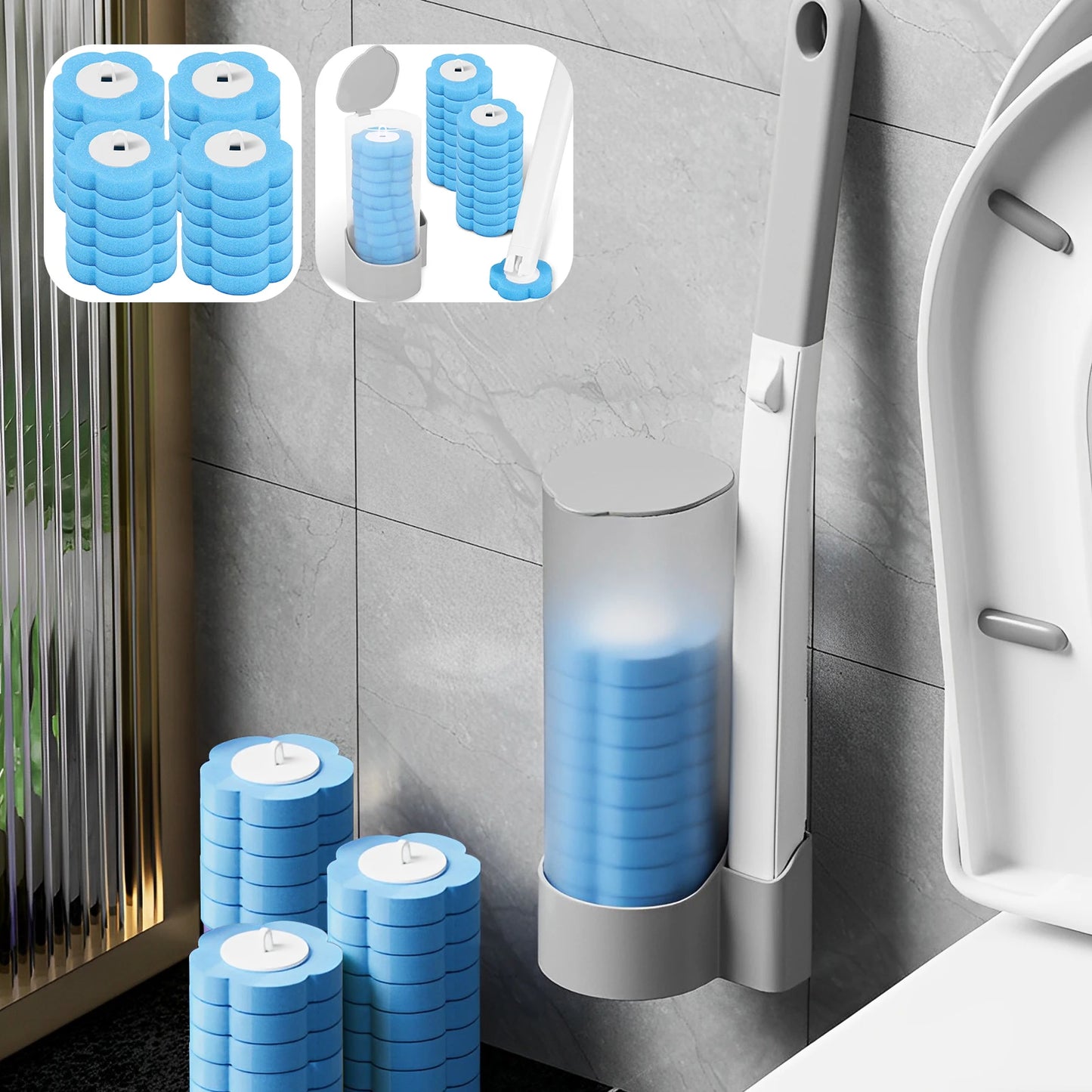 1x PureSwishClean™ Handle + 18x Disposable ReFresh™ Heads