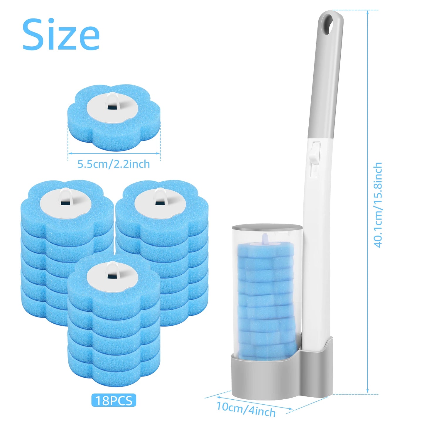 1x PureSwishClean™ Handle + 18x Disposable ReFresh™ Heads